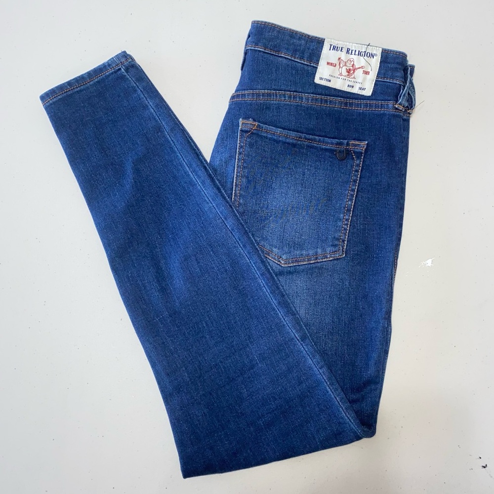 True Religion Halle high rise super skinny jeans